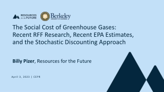 Economic Framework for Greenhouse Gases: Recent Insights