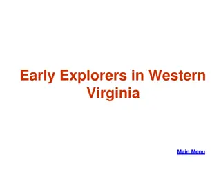 Early Explorers in Western Virginia