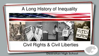 A Long History of Inequality. Civil Rights & Civil Liberties.