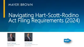 Navigating Hart-Scott  Act Filing Requirements (2024)