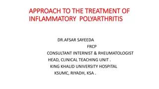 APPROACH TO THE TREATMENT OF INFLAMMATORY  POLYARTHRITIS