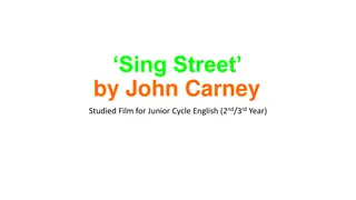 Exploring 'Sing Street' - Film Study for Junior Cycle English