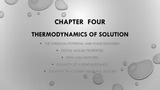 Understanding Chemical Potential and Phase Equilibria in Solution Thermodynamics