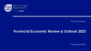 Provincial Economic Review & Outlook 2023