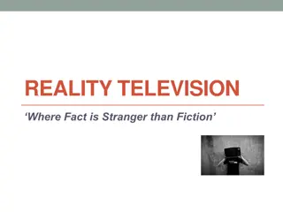 The Impact of Reality Television on Society