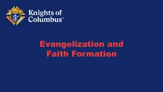 Evangelization and Faith Formation: Strengthening Catholic Men's Spiritual Journey