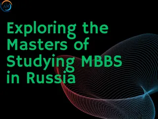Exploring the Masters of Studying MBBS in Russia