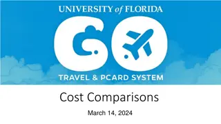 University of Florida Cost Comparisons Directives