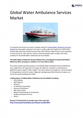 Global Water Ambulance Services Market
