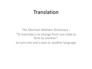 Understanding Translation: The Art of Conveying Meaning Across Languages
