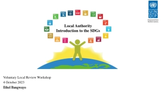Local Authority Introduction to the SDGs