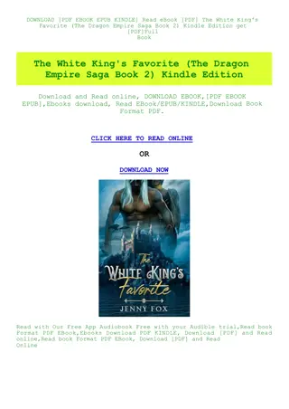 Read eBook [PDF] The White King's Favorite (The Dragon Empire Saga Book 2)     Kindle Edition get [PDF]