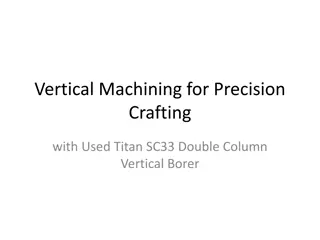 Vertical Machining for Precision Crafting with with Used Titan SC33 Double Colum