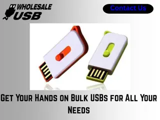 Get Your Hands on Bulk USBs for All Your Needs