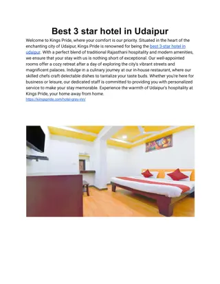 Best 3 star hotel in Udaipur