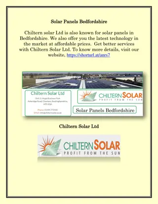 Solar Panels Bedfordshire, chilternsolar.co.uk