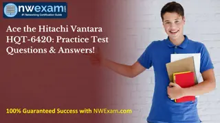 Ace the Hitachi Vantara HQT-6420 Practice Test Questions & Answers!