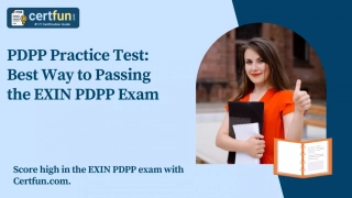 PDPP Practice Test Best Way to Passing the EXIN PDPP Exam