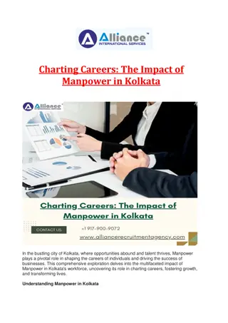 Charting Careers: The Impact of Manpower in Kolkata