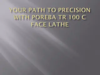 Your Path to Precision with POREBA TR 100