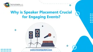 Why is Speaker Placement Crucial for Engaging Events?