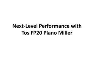 Next-Level Performance with Tos FP20 Plano Miller