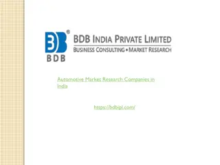Automotive Market Research Companies in India