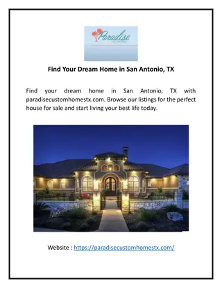 Find Your Dream Home in San Antonio, TX