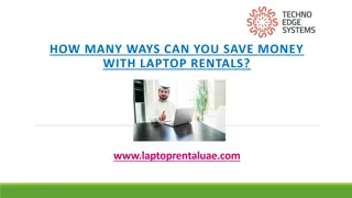 How Many Ways Can You Save Money with Laptop Rentals?
