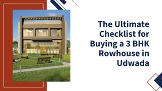 The Ultimate Checklist for Buying a 3 BHK Rowhouse in Udwada