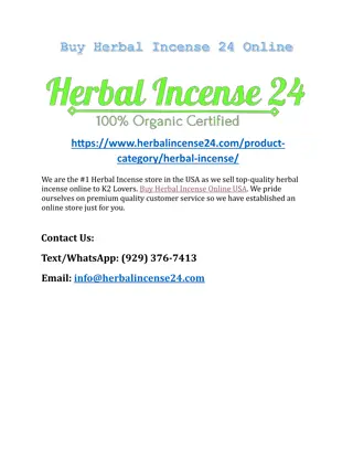 Buy Herbal Incense 24 Online