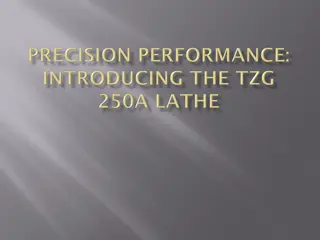 Precision Performance with Poraba TZG 250A