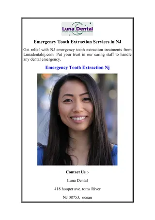 Emergency Tooth Extraction Services in NJ