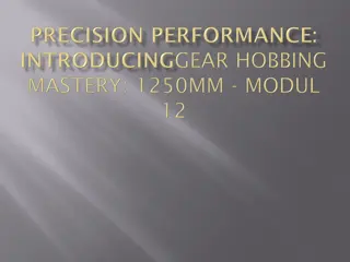 Precision Performance with Gear Hobbing Mastery 1250mm - Modul 12