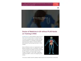 MD MS IN UK WITHOUT PLAB,PG MD MS IN UK