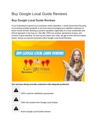 Best site to Buy Google Local Guide Reviews 2024