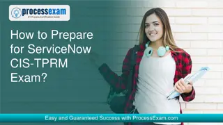 Getting Ready for the ServiceNow CIS-TPRM Certification Exam: Tips and Strategie