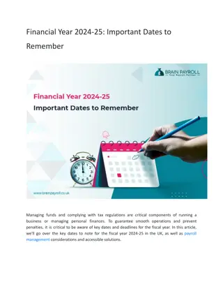 Financial Year 2024-25_ Important Dates to Remember