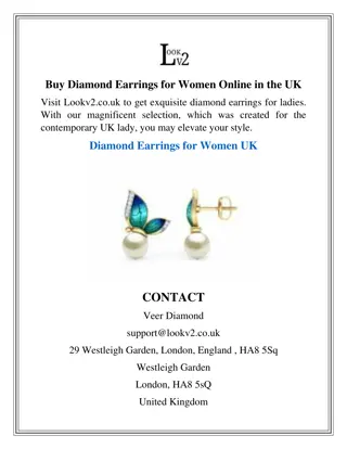 Buy Diamond Earrings for Women Online in the UK