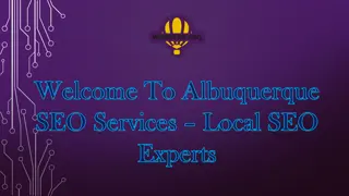 Welcome To Albuquerque SEO Services Company
