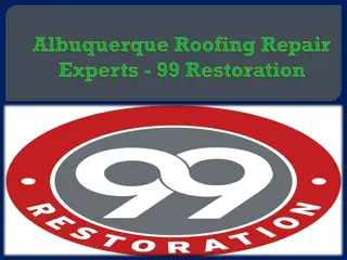 Albuquerque Roofing Repair Experts - 99 Restoration