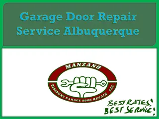 Garage Door Repair Service Albuquerque