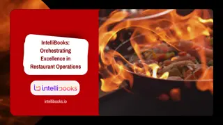 IntelliBooks Orchestrating Excellence in Restaurant Operations