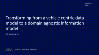 Domain-Agnostic Information Model for Vehicle Data Transformation