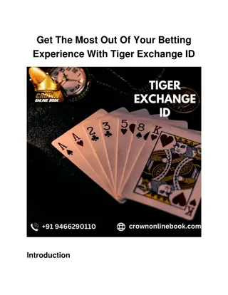 Tiger exchange id is the best online bettting platform. (1)