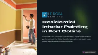 Residential Interior Painting in Fort Collins