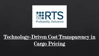 Technology-Driven Cost Transparency in Cargo Pricing