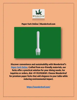 Paper Fork Online | Wunderkraf.com