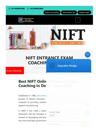 Nift coaching in delhi