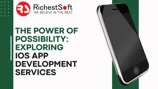The Power Of Possibility: Exploring Ios App Development Services